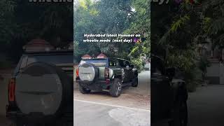 hummer electric only 2 in india 💪hummerev car trending [upl. by Ezarras]