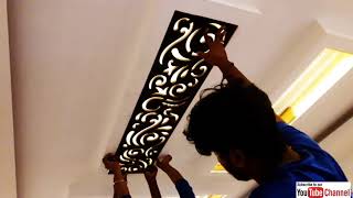 MDF Jali fitting in ceiling  Ceiling में MDF जाली आसानी से लगाये [upl. by Atinrev883]