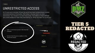 Unrestricted Access SOLO Tier 5 Redacted Mission DMZ Warzone 20 [upl. by Anaili]