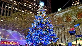 Bryant Park Tree Lighting 2024 🎄 [upl. by Nnaoj]