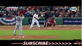 stephen drew hits home run Game 6 world series 2013 St Louis cardinals vs boston Red Sox [upl. by Lyndsay]