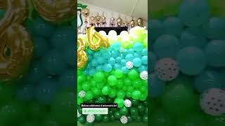 Pared de glos globos decoracion fiesta [upl. by O'Reilly]