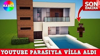 ZENGİN VS FAKİR 67  Fakir Youtube Parasıyla Villa Aldı Minecraft [upl. by Evelyn896]