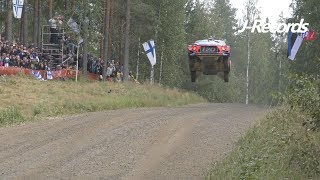 WRC Rally Finland 2019  FLAT OUT amp BIG JUMPS [upl. by Lashoh]