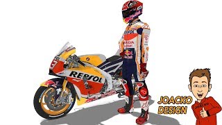 GP Bikes  Marc Marquez  MotoGP  Buriram International Circuit [upl. by Ober438]