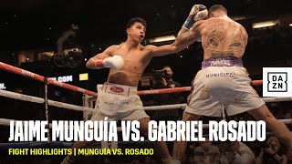 FIGHT HIGHLIGHTS  Jaime Munguía vs Gabriel Rosado [upl. by Erinn]