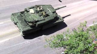 Leopard Tank Invades Downtown Calgary [upl. by Wanda]