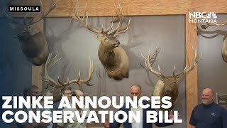 Zinke announces bipartisan conservation bill [upl. by Bald218]