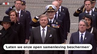 Zo verliep de Nationale Herdenking op de Dam in Amsterdam [upl. by Fulton]