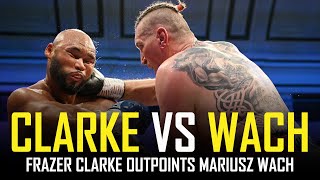 FRAZER CLARKE VS MARIUSZ WACH  POOR PERFORMANCE POST FIGHT REVIEW NO FOOTAGE [upl. by Ahsap]