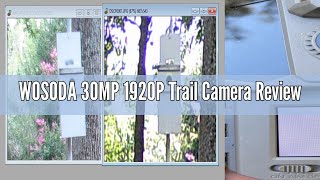 WOSODA 30MP 1920P Trail Camera Review [upl. by Candie]