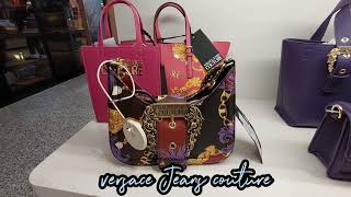 VERSACE JEANS COUTURE BAGS NEW COLLECTION Madrid [upl. by Nnylidnarb]