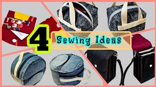 DIY 4 Sewing Ideas Sewing Project Compilations  PART 21 [upl. by Adnulahs366]