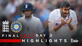 Brilliant Bumrah Puts India On Top  Highlights  England v India  Day 2  LV Insurance Test 2022 [upl. by Moran]