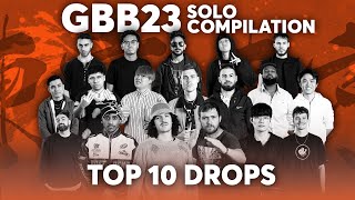 TOP 10 DROPS 🔊🔥 Solo  GRAND BEATBOX BATTLE 2023 WORLD LEAGUE [upl. by Quinby]