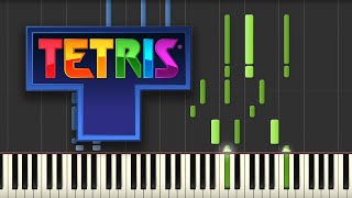 Tetris Theme Piano Tutorial Synthesia [upl. by Center]