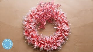 How to Make a Candy Wreath  Martha Stewart [upl. by Cuyler]