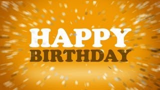 Matt Houston  Happy Birthday Lyrics video officiel [upl. by Forbes]