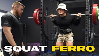 QUANTO SPINGE UN BODYBUILDER IN SQUAT DennisFerrario [upl. by Fast]