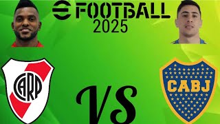 EFOOTBALL 2025 PS4 RIVER VS BOCA [upl. by Esilram53]