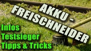 Akku Freischneider  Infos Tipps und Testsieger  AkkuRasenTrimmerTestsde [upl. by June]