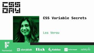 CSS Variable Secrets  Lea Verou  CSS Day 2022 [upl. by Notsag]