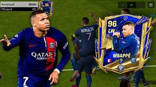 I Purchased 96 Rated TOTY KYLIAN MBAPPE Review amp Gameplay FC Mobile [upl. by Sella]