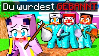 Ich KÄMPFE gegen 3 SPIELER und werde GEBANNT 🌸 Minecraft HELDEN [upl. by Laram]