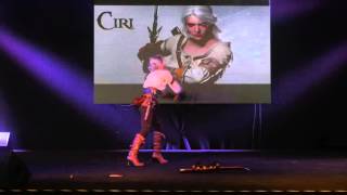 Geeks Days 2016  Concours Cosplay Samedi  08  The Witcher 3  Ciri [upl. by Morvin24]