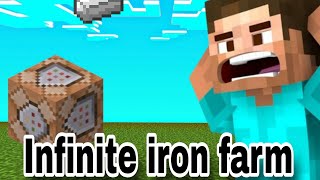 How to make iron farm using command block [upl. by Eiramanad]