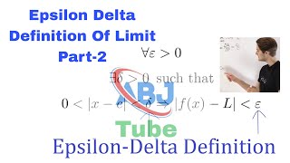 Proof using EPSILON DELTA definition of limit part 2 abjtube1 [upl. by Acsecnarf]