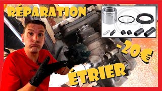 quotTUTOquot ⚠️Comment Réparer Un Etrier De Frein amp Piston 20€🔧🚗 [upl. by Millham]