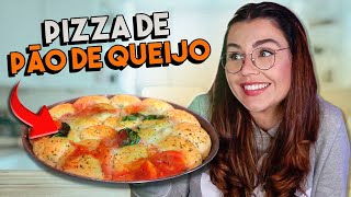 FIZ PIZZA DE PÃO DE QUEIJO 👀 [upl. by Rodina609]