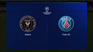 INTER MIAMI vs PSG  EA SPORTS FC MOBILE  ARABC Commentary [upl. by Lyrradal]