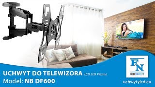 DF600  Wysokiej jakości obrotowy uchwyt do telewizorów LCD LED 32quot  70quot [upl. by Ledba]