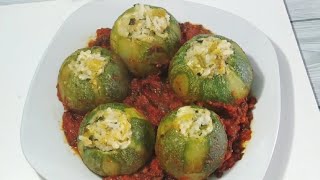 zucchine ripiene senza carne al sugo 😋 un gusto davvero molto buono2 [upl. by Esmond]