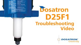 Dosatron D25F1 Troubleshooting Video [upl. by Garate]