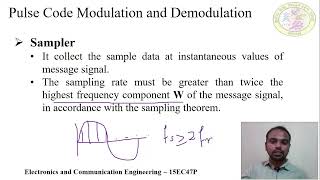 PCM Modulation and Demodulation Digital communication [upl. by Kciredes]