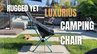 Helinox Sunset Chair Lightweight HighBack Review Ultimate Comfort for Outdoor Relaxation [upl. by Rambort]