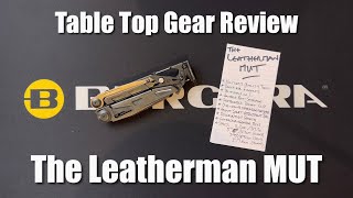 Leatherman MUT  The Military Utility Tool for firearms  Table Top Gear Review [upl. by Zoes]