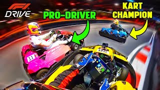 Racing at F1’s KART Track with PRO Drivers can I win [upl. by Adoh]