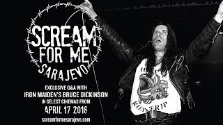 Scream For Me Sarajevo  Trailer In Cinemas 17 April [upl. by Aidole]