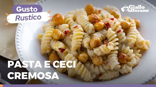 PASTA e CECI super cremosa – Così non l’avete mai mangiata Da provare subito ❤️🌱 [upl. by Tebasile]