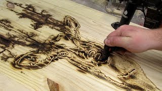 DIY Wood Burning With Electricity Buck Fractal [upl. by Annwahs]