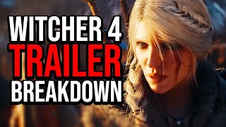 Witcher 4 Trailer Breakdown and Analysis Ciri Protagonist Implications [upl. by Gainor]