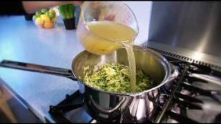 Pea Courgette amp Mint Soup Recipe  Waitrose [upl. by Yerbua709]