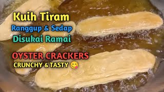 😋Resepi Kuih Tiram Lidah Buaya Ranggup dan Sedap  OYSTER CRACKERS  Mama Recipe Channel [upl. by Munster829]