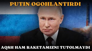 PUTIN RAKETALARIMIZNI AQSH HAM TUTOLMAYDI UKRAINAGA QUROL BERGAN HAMMAGA JAVOB BERAMIZ [upl. by Ardella]