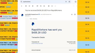 Rapidworkers Payment Proof 2024  Worldwide [upl. by Ingar219]