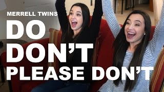 DO DONT PLEASE DONT  Merrell Twins [upl. by Irahk]